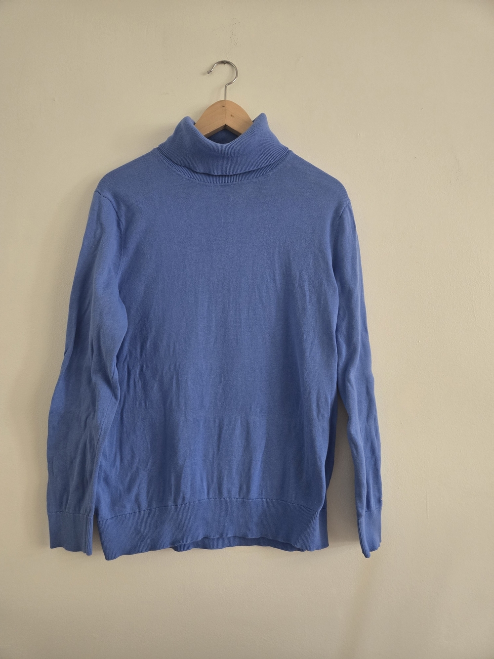 Tommy Hilfiger Light Blue Turtleneck Sweater